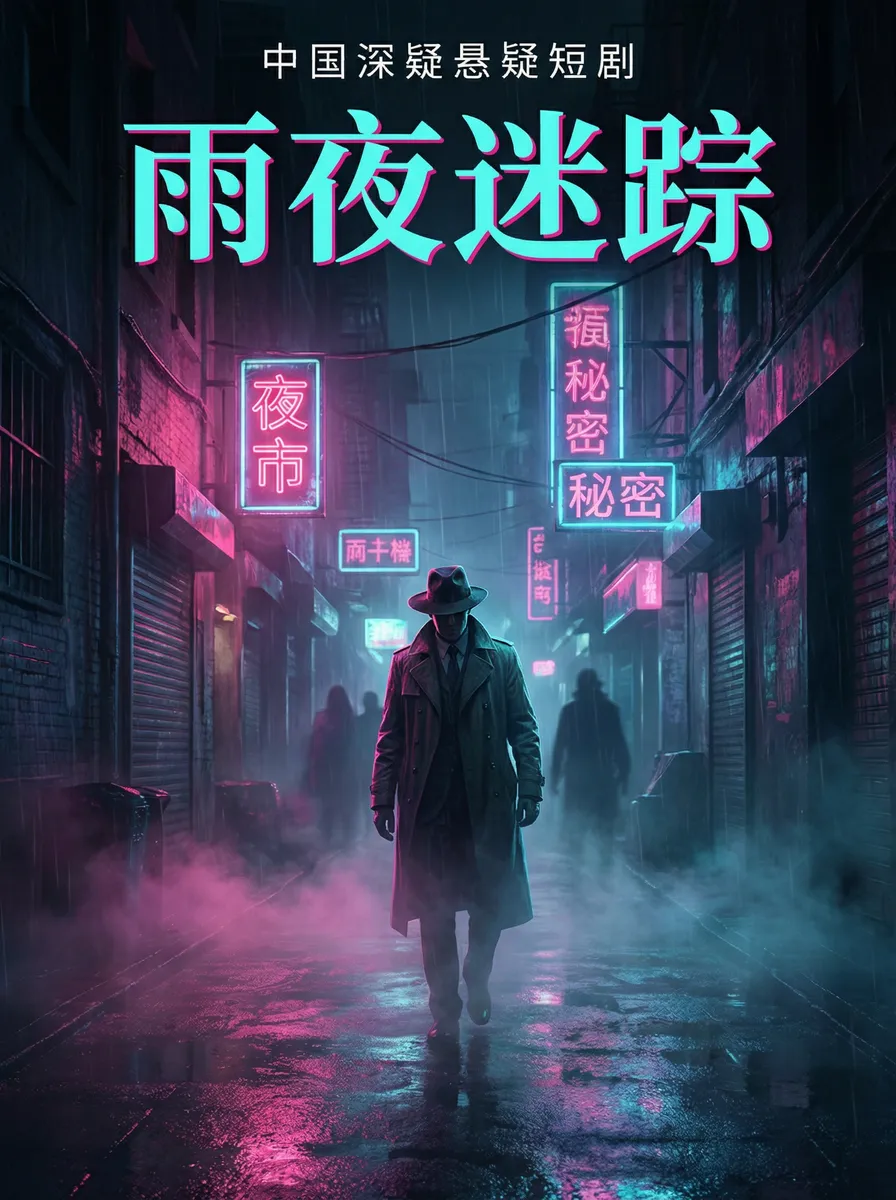三里屯优衣库视频网盘 悬疑追踪短剧 - 雨夜迷踪海报